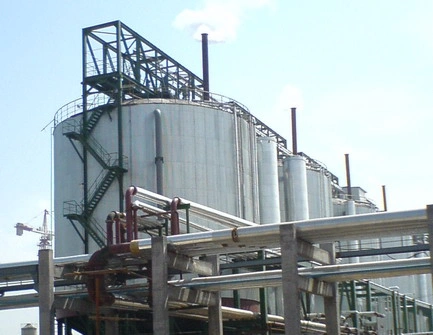 Industrial Facility with Deep Cone Thickener for Solid-Liquid Separation