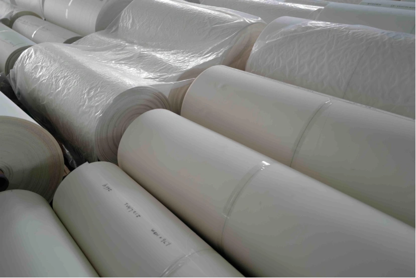 NHD Filter Cloth Rolls in Storage