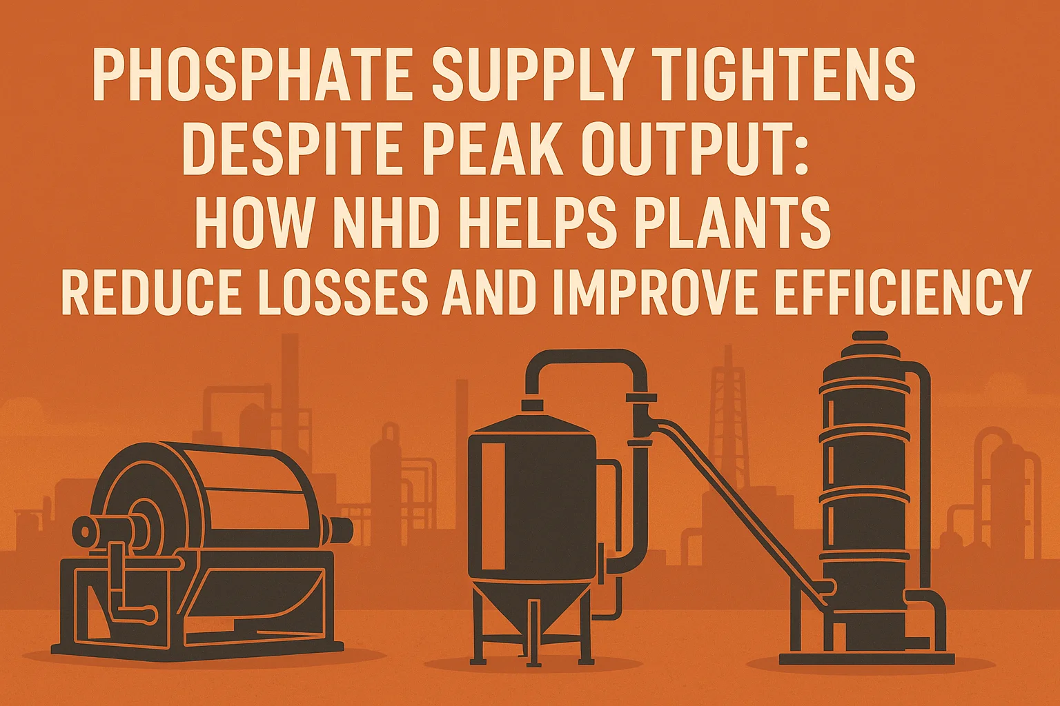 Phosphate Supply Tightens Despite Peak Output How NHD Helps Plants Reduce Losses and Improve Efficiency