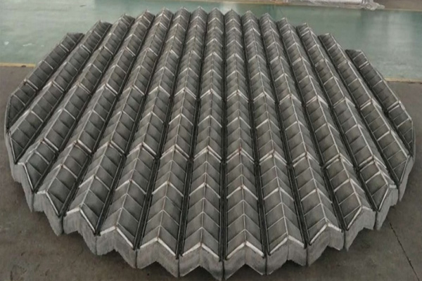 V-type wire demister